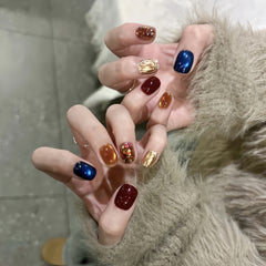 Autumn Jewel Tone Mix & Match Press-On Nails