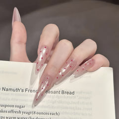 Polka Dot Cat Eye Press-On Nails