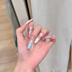 Pastel Unicorn French Press-On Nails