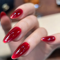 Pre-Order | Red Rose Jelly Press-On Nails
