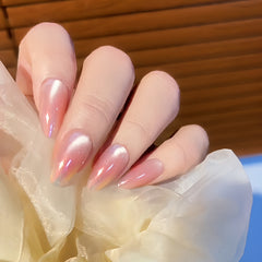 Aurora Gradient Pearl Press-On Nails
