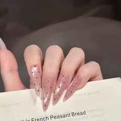 Polka Dot Cat Eye Press-On Nails