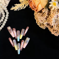 Pastel Unicorn French Press-On Nails
