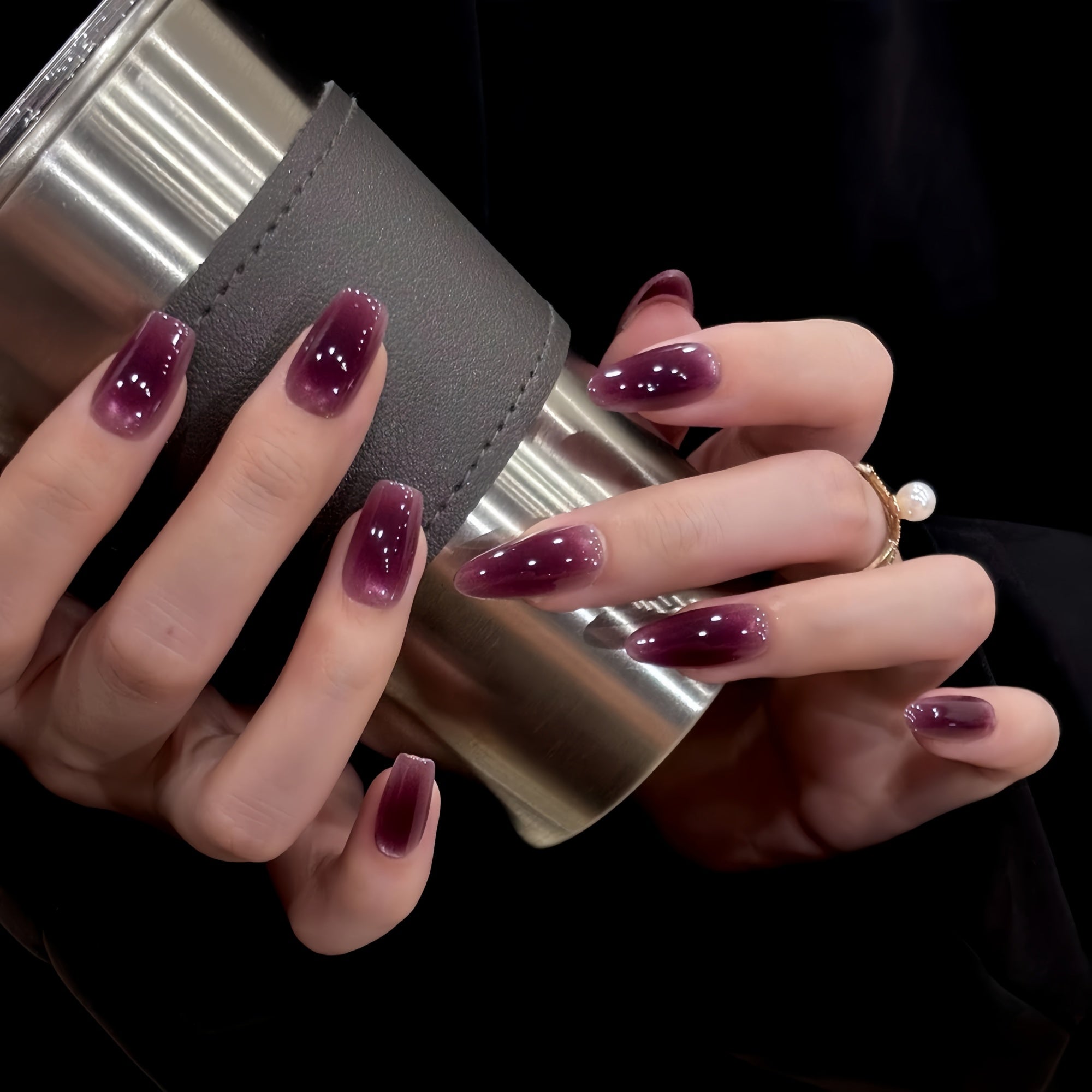 Plum Jelly Press-On Nails